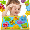 Pesca Magnetica in Legno per Bambini - immagine 10
