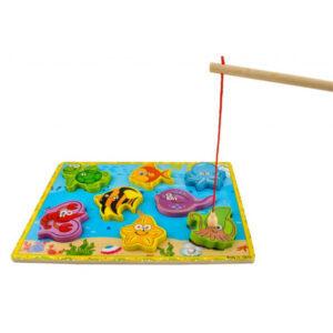 Pesca Magnetica in Legno per Bambini