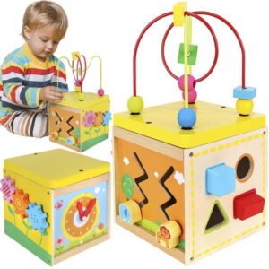 Cubo Educativo in Legno per Bambini