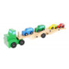 Camion Bisarca per Auto in Legno con Accessori - immagine 4