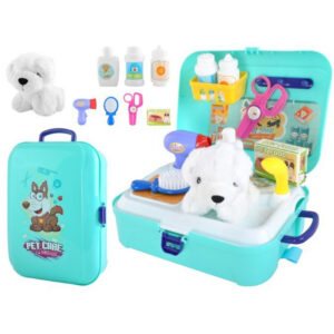 Set da Toilettatura per Animali con Cagnolino Peluche
