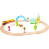 Trenino in legno città e campagna - immagine 3