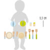 Set di stoviglie e pentole in legno, 13 parti - immagine 6