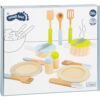 Set di stoviglie e pentole in legno, 13 parti - immagine 5