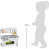 Cucina per bambini, compatta, 35,5x16,5x37cm - immagine 7