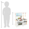 Cucina per bambini graziosa, 45x22x42cm - immagine 2