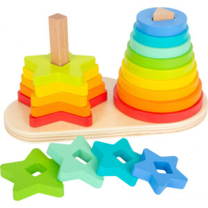 Gioco Impilabile arcobaleno, 19 parti