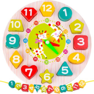 Orologio in legno con Numeri