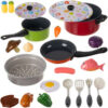 Pentole Cucina Giocattoli 23 Pezzi per Bambini - immagine 4