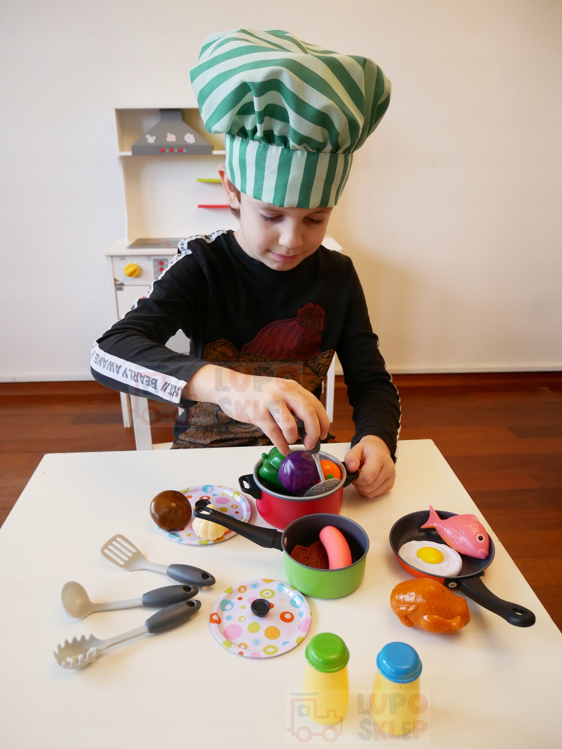 EFO SHM Giocattoli da Cucina per Bambini, 23 Pezzi Cucina Pentole